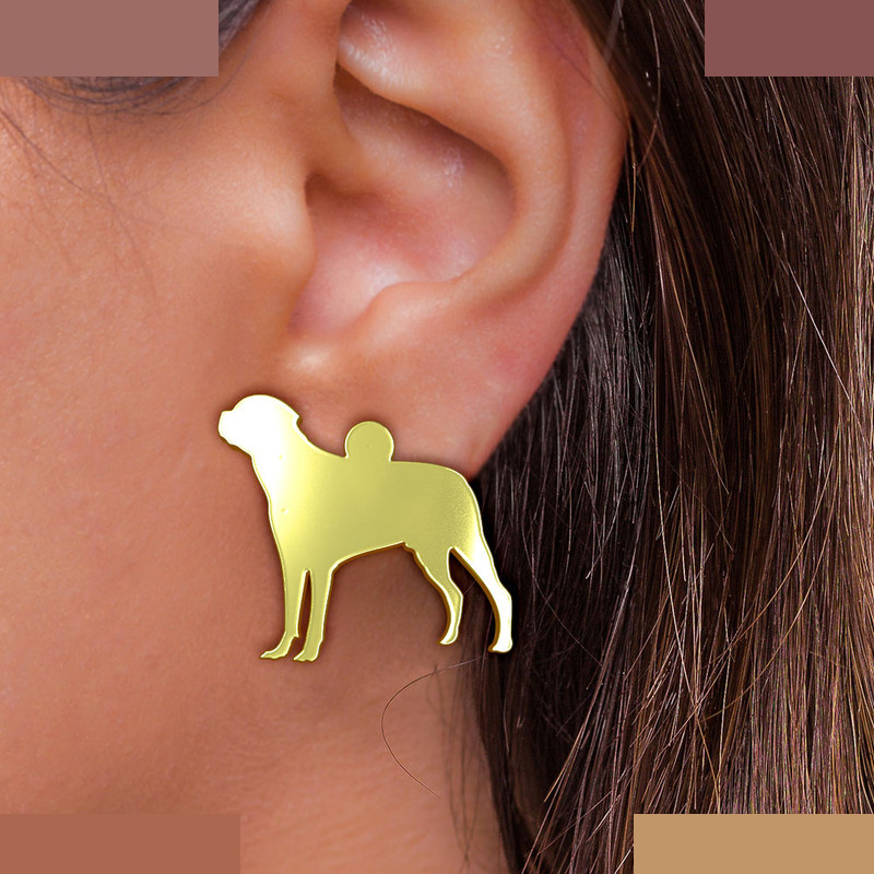 گوشواره طلا 18 عیار زنانه مدوپد مدل سگ کد GA1-16468 گوشواره طلا 18 عیار زنانه مدوپد مدل سگ کد GA1-16468