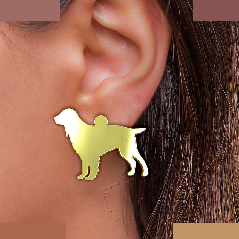 گوشواره طلا 18 عیار زنانه مدوپد مدل سگ کد GA1-16473 گوشواره طلا 18 عیار زنانه مدوپد مدل سگ کد GA1-16473