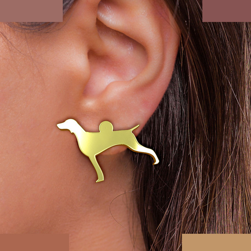 گوشواره طلا 18 عیار زنانه مدوپد مدل سگ کد GA1-16498 گوشواره طلا 18 عیار زنانه مدوپد مدل سگ کد GA1-16498