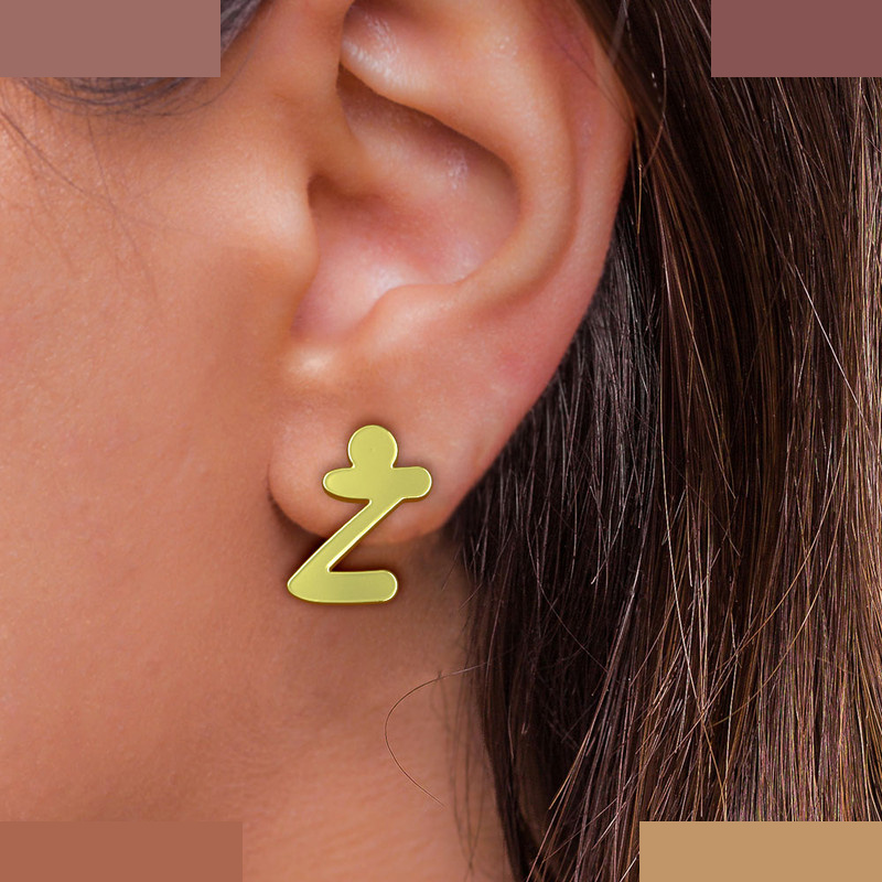 گوشواره طلا 18 عیار زنانه مدوپد مدل حرف Z کد GA1-17016 گوشواره طلا 18 عیار زنانه مدوپد مدل حرف Z کد GA1-17016