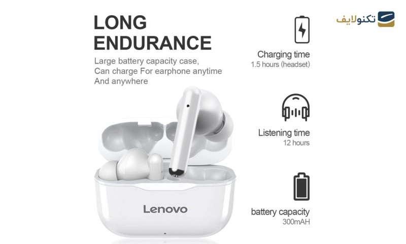 هندزفری بی سیم لنوو مدل Lenovo LP1 TWS
