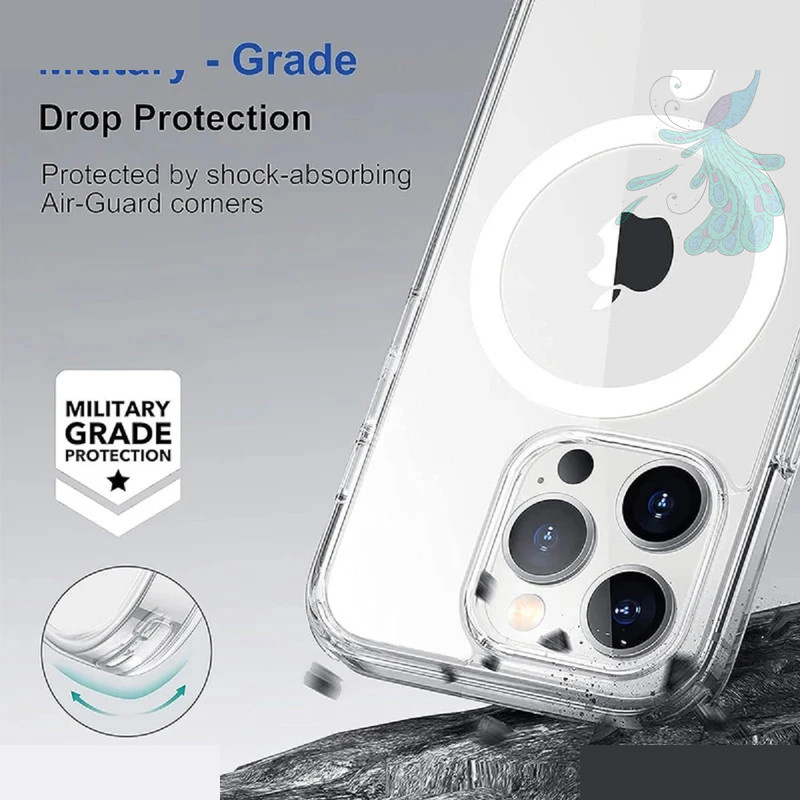 کاور گوشی موبایل اپل iPhone 16 Pro Max پیکوک مدل Clear Magsafe کاور گوشی موبایل اپل iPhone 16 Pro Max پیکوک مدل Clear Magsafe