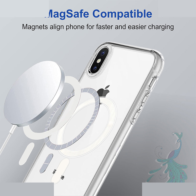 کاور گوشی موبایل اپل iPhone XS Max پیکوک مدل Clear Magsafe کاور گوشی موبایل اپل iPhone XS Max پیکوک مدل Clear Magsafe