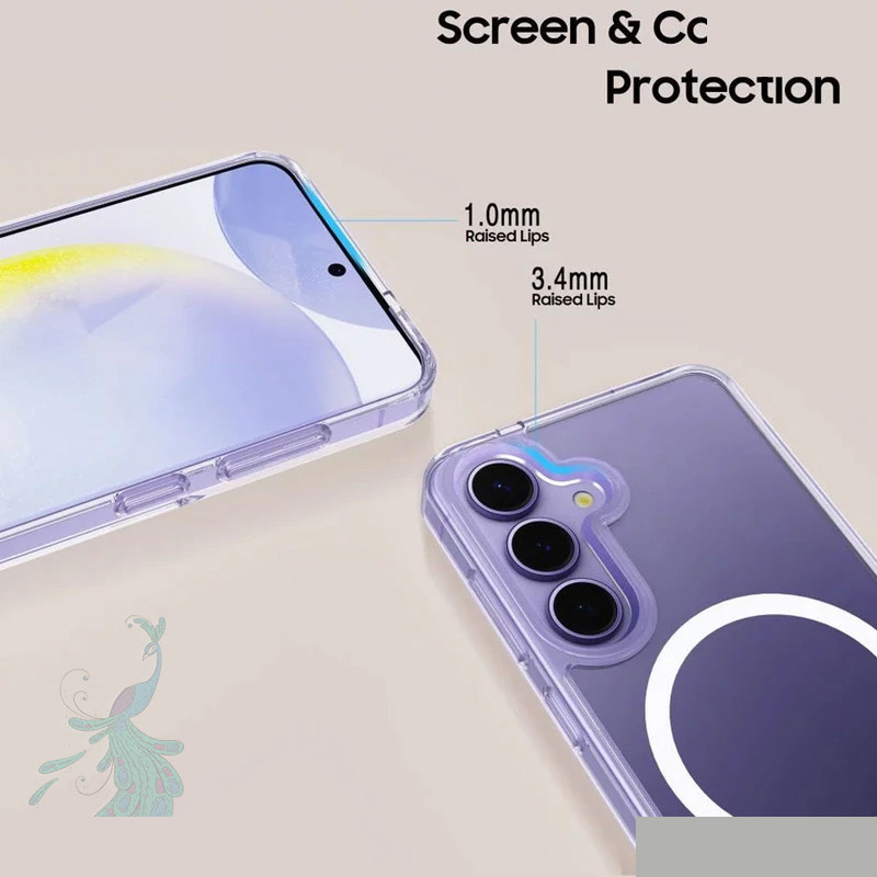 کاور گوشی موبایل سامسونگ Galaxy A55 پیکوک مدل Clear Magsafe