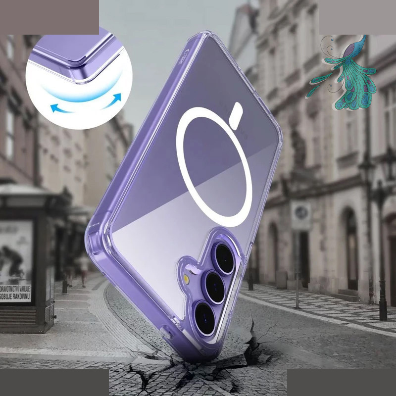 کاور گوشی موبایل سامسونگ Galaxy S24 Fe پیکوک مدل Clear Magsafe کاور گوشی موبایل سامسونگ Galaxy S24 Fe پیکوک مدل Clear Magsafe