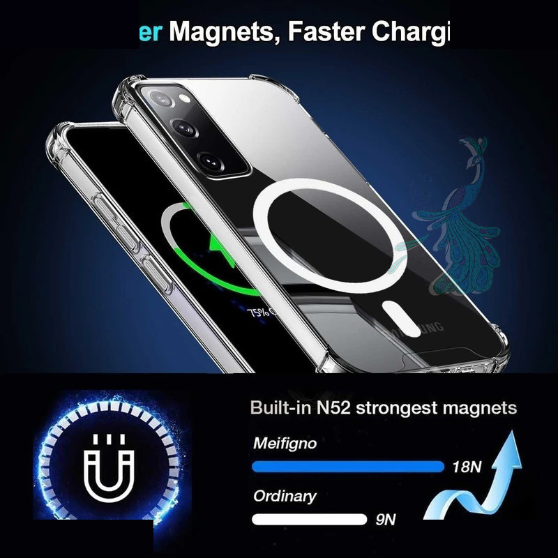 کاور گوشی موبایل سامسونگ Galaxy S20 Fe پیکوک مدل Clear Magsafe کاور گوشی موبایل سامسونگ Galaxy S20 Fe پیکوک مدل Clear Magsafe