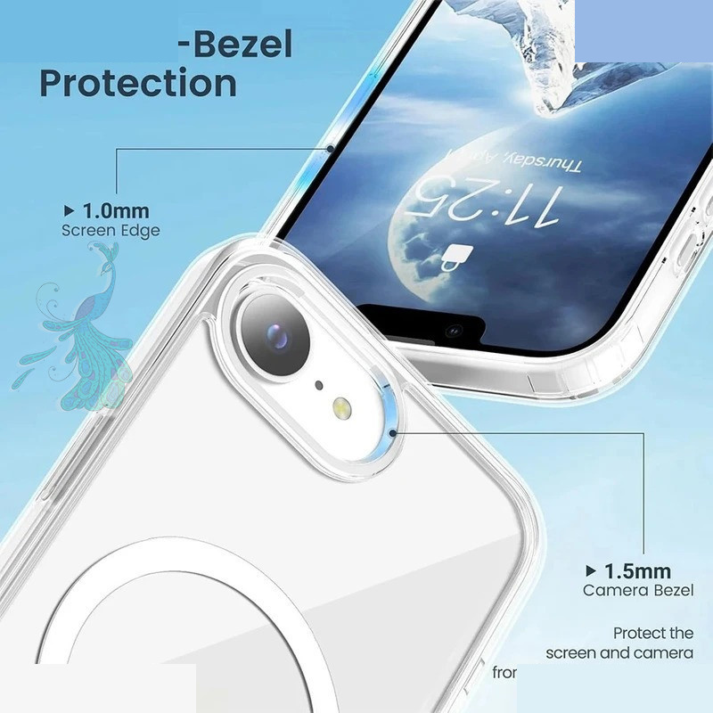 کاور گوشی موبایل اپل iPhone 16e پیکوک مدل Clear Magsafe کاور گوشی موبایل اپل iPhone 16e پیکوک مدل Clear Magsafe