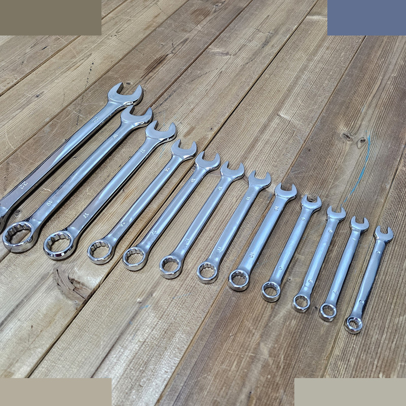 آچار یکسر تخت و یکسر رینگی باس مدل LIFE_STYLE مجموعه 12 عددی آچار یکسر تخت و یکسر رینگی باس مدل LIFE_STYLE مجموعه 12 عددی