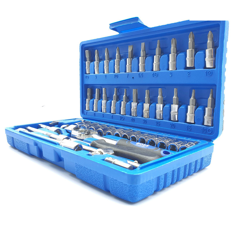 آچار همه کاره باس مدل DR.SOCKET-SET مجموعه 46 عددی آچار همه کاره باس مدل DR.SOCKET-SET مجموعه 46 عددی