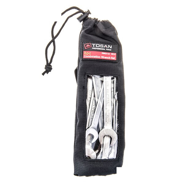 مجموعه 8 عددی آچار یکسرتخت - یکسررینگ توسن مدل T101-S8 مجموعه 8 عددی آچار یکسرتخت - یکسررینگ توسن مدل T101-S8