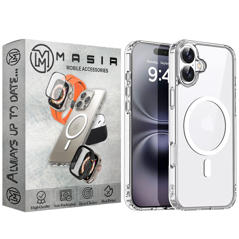 کاور مسیر مدل Clear Magnetic Magsafe مناسب برای گوشی موبایل اپل Iphone 16 کاور مسیر مدل Clear Magnetic Magsafe مناسب برای گوشی موبایل اپل Iphone 16