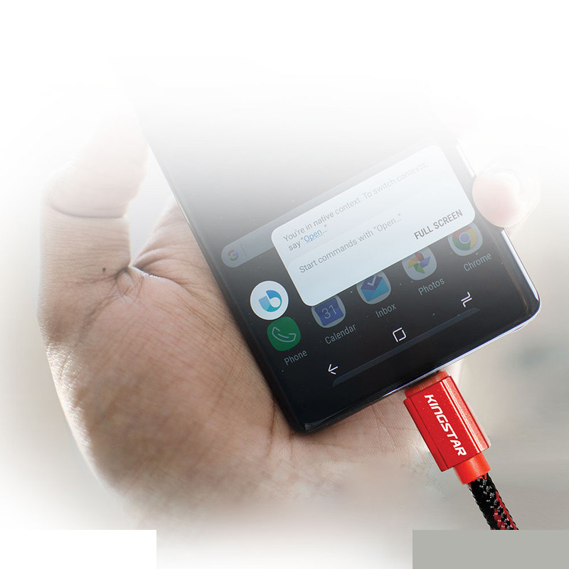 کابل تبدیل USB به microUSB کینگ استار مدل K21a طول 1 متر