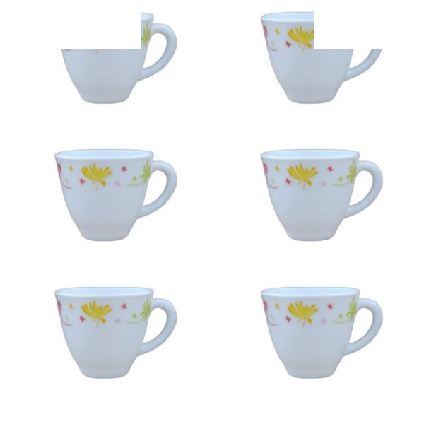 فنجان پارس اپال مدل bird کد 440 بسته 6 عددی