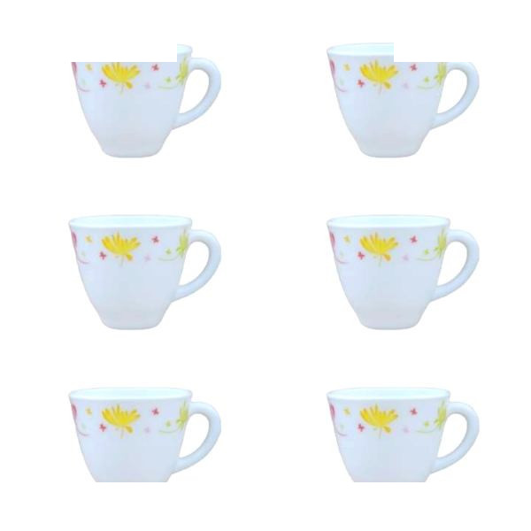 فنجان پارس اپال مدل BIRD کد 440 بسته 6 عددی