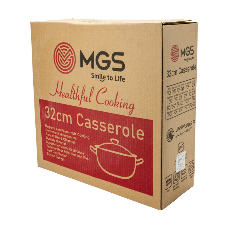 قابلمه گرانیت ام جی اس مدل فورج کد 005 سایز 32