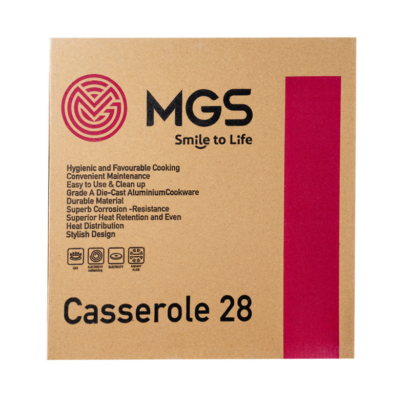 قابلمه گرانیت ام جی اس مدل D سایز 28