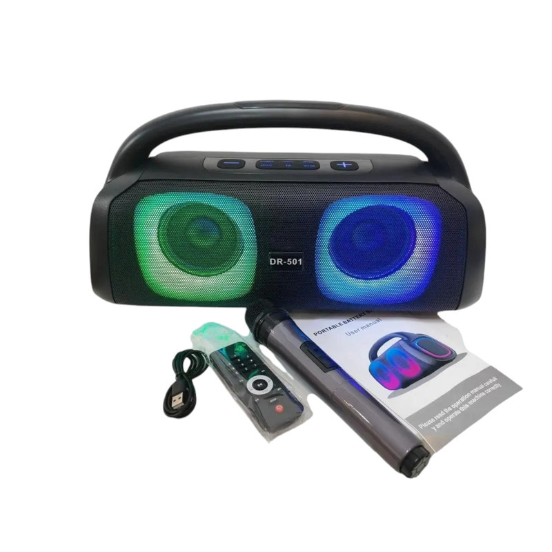 اسپیکر بلوتوثی قابل حمل مدل DR-501 اسپیکر بلوتوثی قابل حمل مدل DR-501