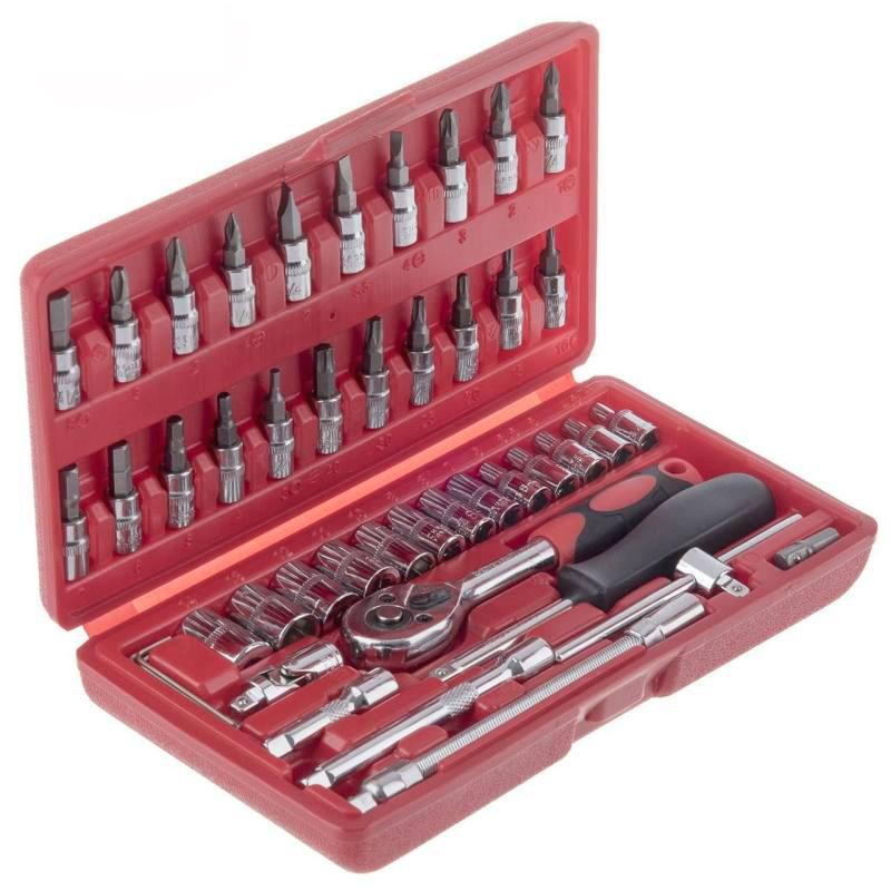 آچار بکس ساتتاگود مدل AB-0046 مجموعه 46 عددی آچار بکس ساتتاگود مدل AB-0046 مجموعه 46 عددی