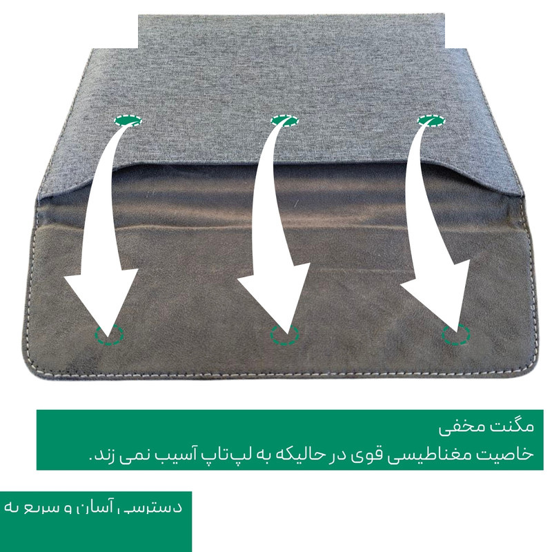 کاور لپ تاپ پِروین مدل LC-31 مناسب برای لپ تاپ HP envy 13 inch کاور لپ تاپ پِروین مدل LC-31 مناسب برای لپ تاپ HP envy 13 inch