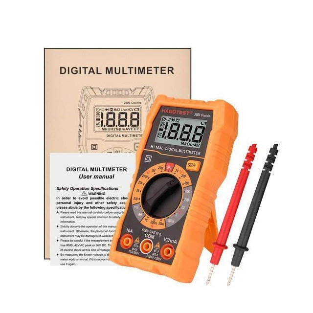 مولتی متر دیجیتال هابوتست مدل HT108L مولتی متر دیجیتال هابوتست مدل HT108L