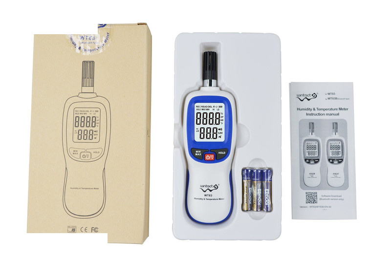 رطوبت سنج و دماسنج وینتکت مدل WT83