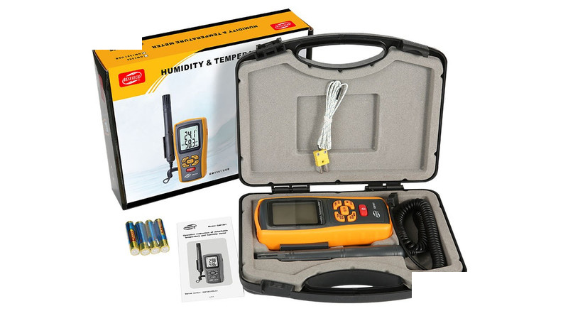 رطوبت سنج و دماسنج دیجیتال بنتک مدل GM1361