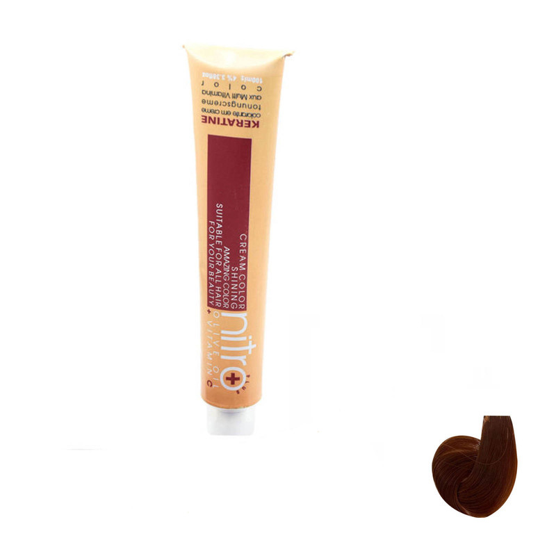 رنگ مو نیترو پلاس شماره 4.45 حجم 100 میلی لیتر رنگ قهوه ای برنزی رنگ مو نیترو پلاس شماره 4.45 حجم 100 میلی لیتر رنگ قهوه ای برنزی