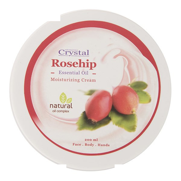 کرم مرطوب کننده کریستال مدل Rosehip حجم 200 میلی لیتر کرم مرطوب کننده کریستال مدل Rosehip حجم 200 میلی لیتر