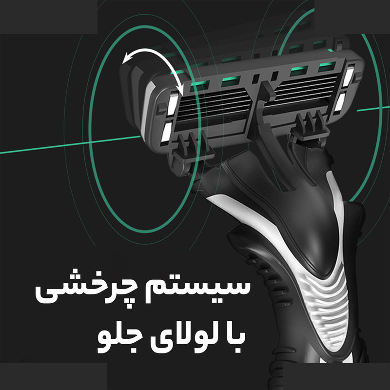 خود تراش دورکو مدل 6Blade تحت لیسانس بسته 3 عددی خود تراش دورکو مدل 6Blade تحت لیسانس بسته 3 عددی