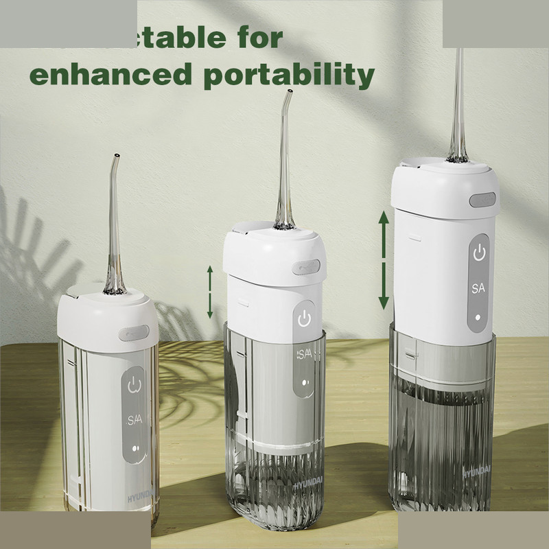 دستگاه شست و شوی دهان و دندان شارژی هیوندای مدل OC-015 به همراه 5 سری دستگاه شست و شوی دهان و دندان شارژی هیوندای مدل OC-015 به همراه 5 سری