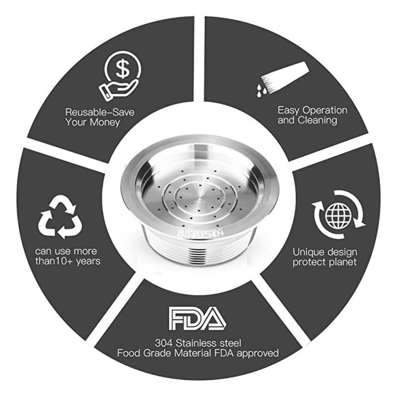 کپسول قهوه قابل شارژ مدل Lavaza Modo Mio LA01 کپسول قهوه قابل شارژ مدل Lavaza Modo Mio LA01