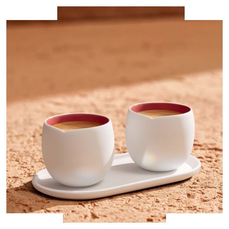 فنجان نسپرسو مدل اوریجین لانگو لیمیتد مجموعه دو عددی به همراه سینی فنجان نسپرسو مدل اوریجین لانگو لیمیتد مجموعه دو عددی به همراه سینی