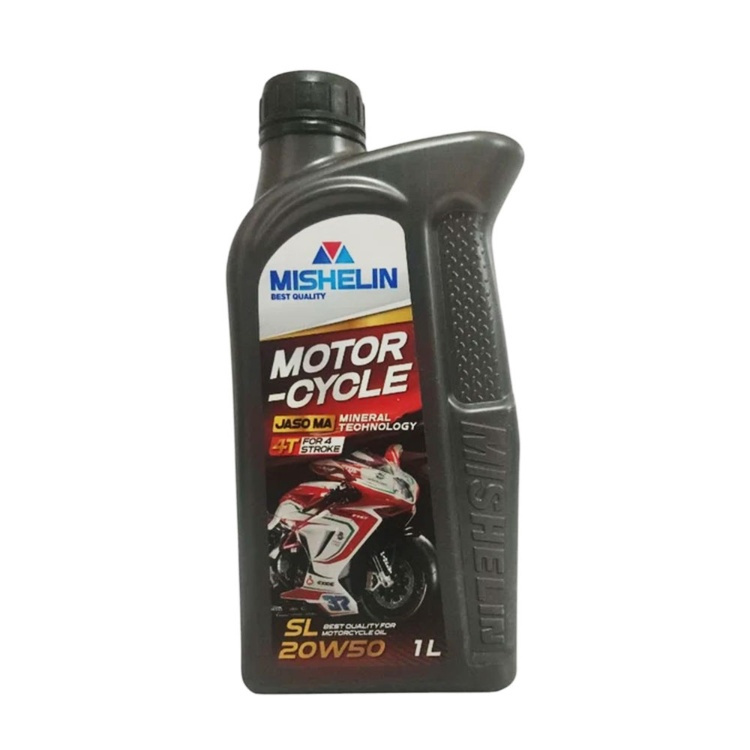 روغن موتور سیکلت میشلین مدل 20W50 SL MA حجم 1 لیتر