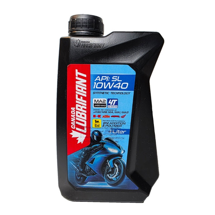 روغن موتور سیکلت لوبریفنت کانادا مدل 10W40-SL-MA2 حجم یک لیتر روغن موتور سیکلت لوبریفنت کانادا مدل 10W40-SL-MA2 حجم یک لیتر