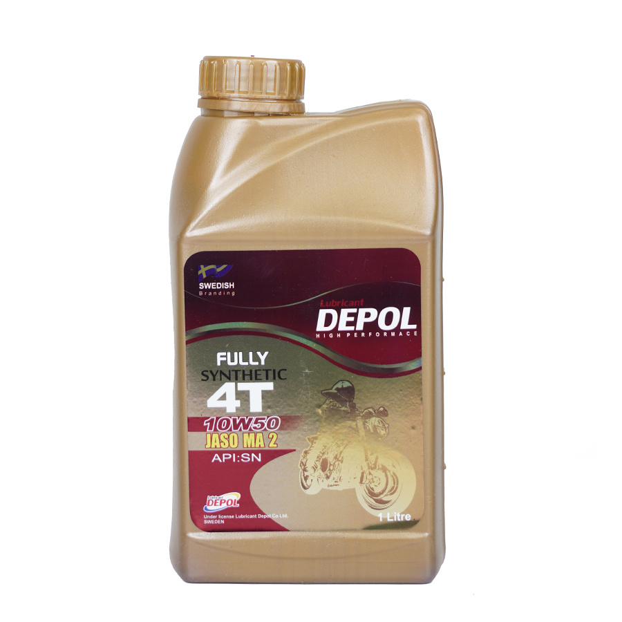 روغن موتورسیکلت دپول مدل 10W-50-SN-MA2 حجم ۱ لیتر