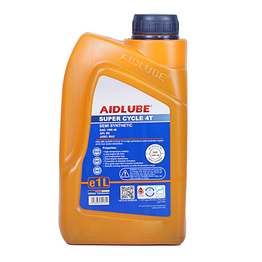 روغن موتورسیکلت ایدلوب مدل 10W40-SN-MA2 حجم ۱ لیتر
