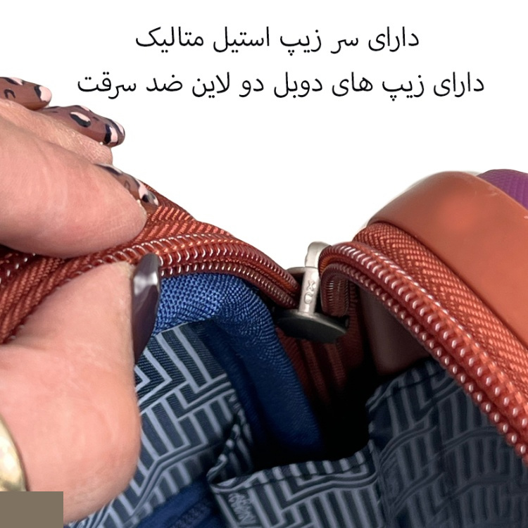 چمدان نشکن تراول گو مدل TRAVEL GO TV7575S TRIP TIME SMALL سایز کوچک