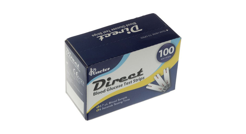 نوار تست قند خون دایرکت مدل 1003 بسته 100 عددی نوار تست قند خون دایرکت مدل 1003 بسته 100 عددی