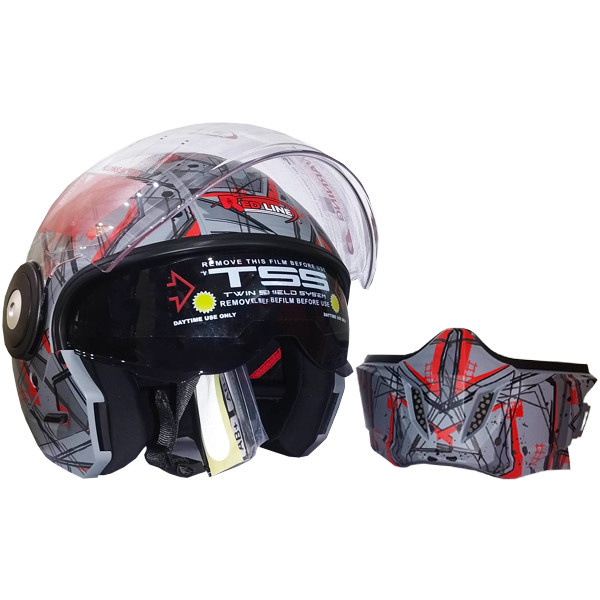 کلاه کاسکت ردلاین مدل فک جدا کد RE_NOPO3