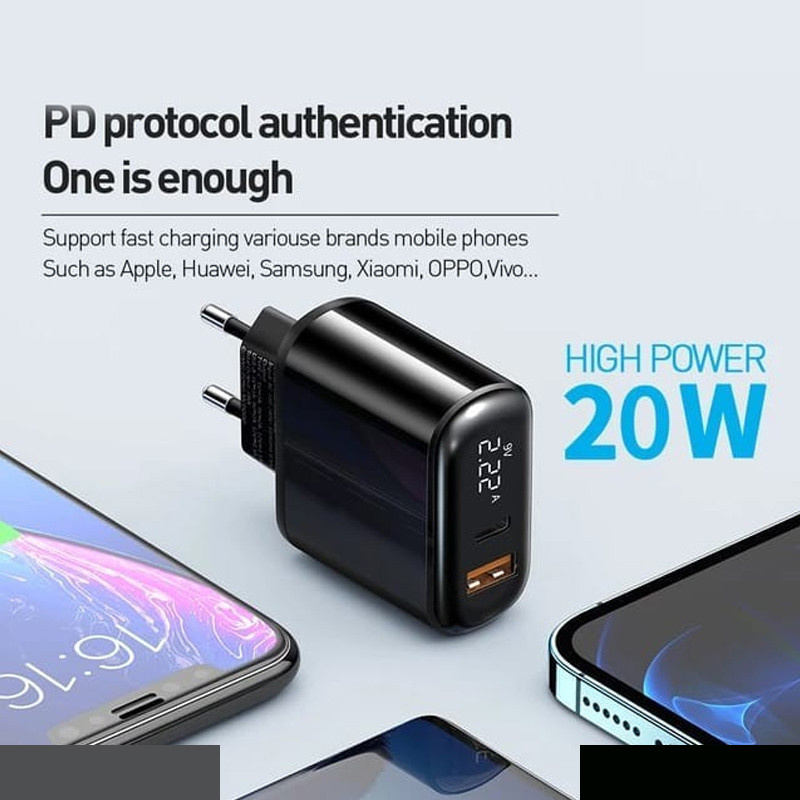 شارژر دیواری 20 وات مک دودو مدل CH-7170 شارژر دیواری 20 وات مک دودو مدل CH-7170