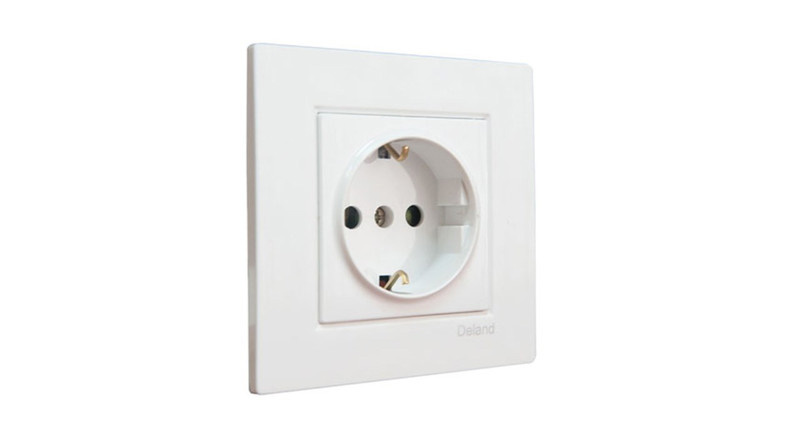 پریز برق ارت دار دلند مدل آسا بسته 5 عددی