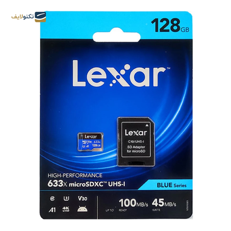 gallery-کارت حافظه microSDXC لکسار مدل 633X کلاس 10 استاندارد UHS-I U3 سرعت 100MBps ظرفیت 64 گیگابایت copy.png gallery-کارت حافظه microSDXC لکسار مدل 633X کلاس 10 استاندارد UHS-I U3 سرعت 100MBps ظرفیت 64 گیگابایت copy.png