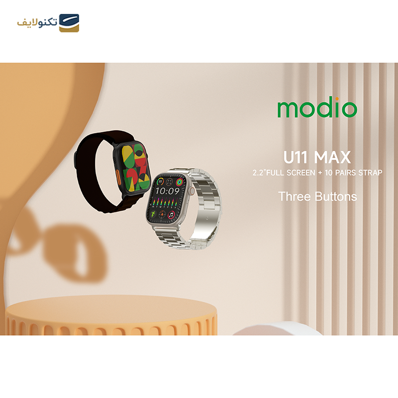 gallery-ساعت هوشمند مودیو مدل MC80 Ultra Max همراه با هندزفری  copy.png