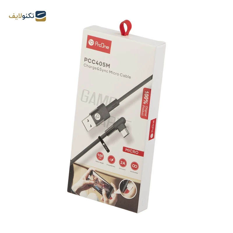 کابل تبدیل USB به microUSB پرووان مدل PCC405M طول 1 متر کابل تبدیل USB به microUSB پرووان مدل PCC405M طول 1 متر