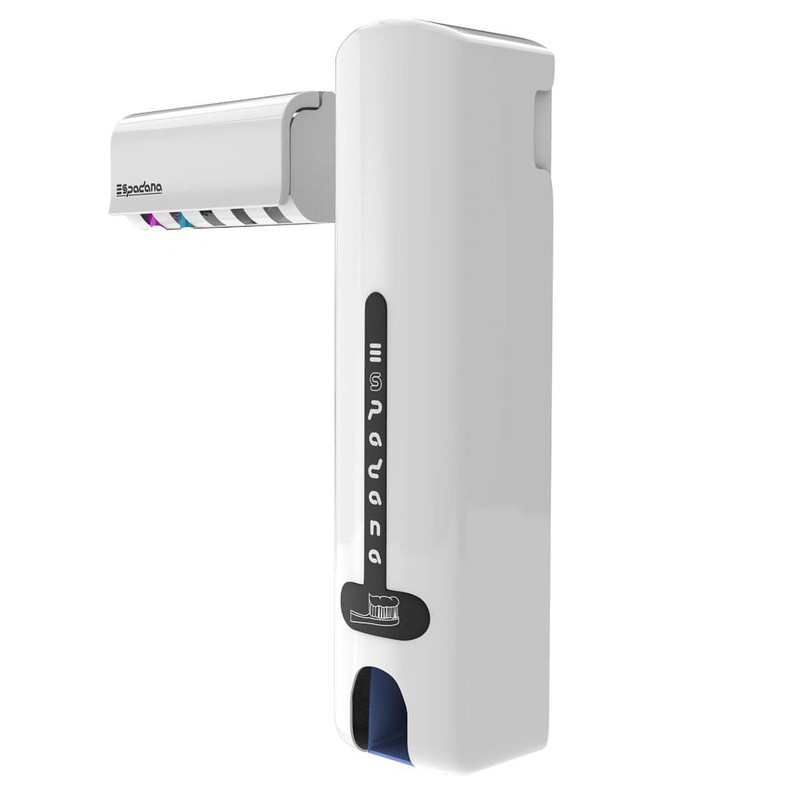 دستگاه خمیردندان اسپادانا کد 678 به همراه جا مسواکی دستگاه خمیردندان اسپادانا کد 678 به همراه جا مسواکی