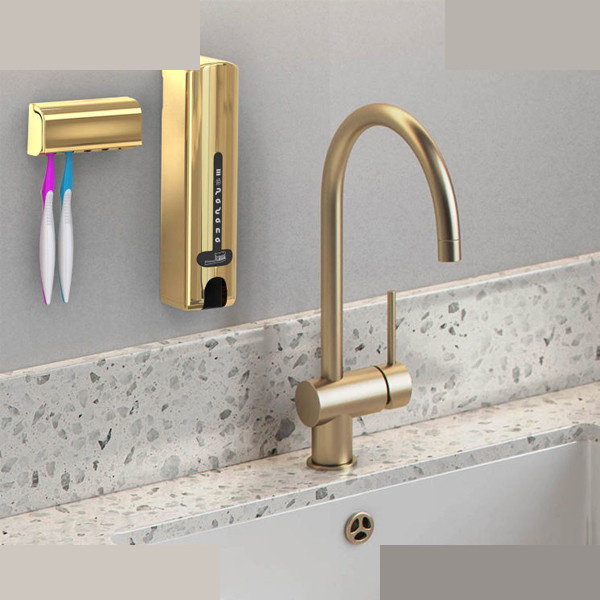 دستگاه خمیر دندان اسپادانا به همراه جا مسواکی دستگاه خمیر دندان اسپادانا به همراه جا مسواکی