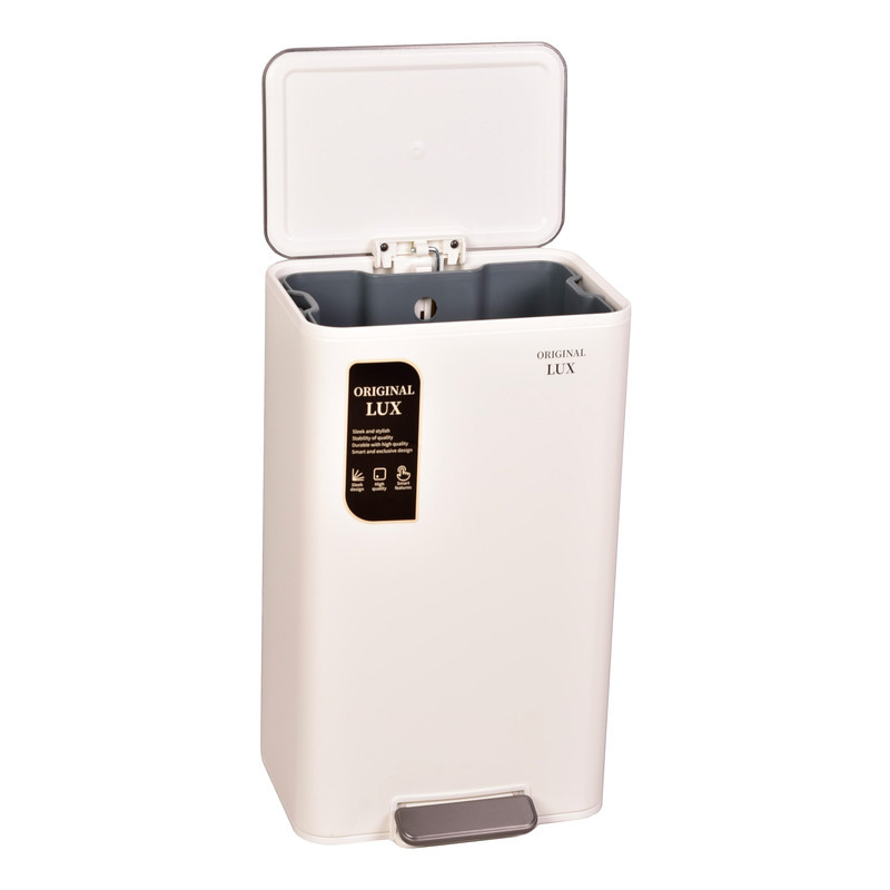 سطل زباله پدالی اورجینال مدل W کد 5018 گنجایش 18 لیتر