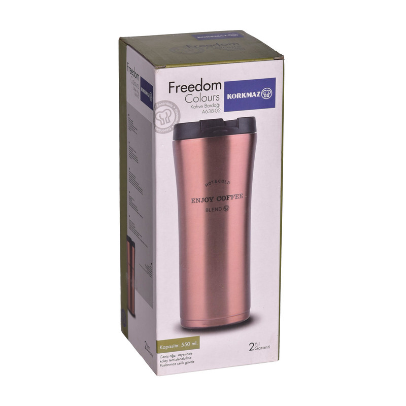 تراول ماگ کرکماز مدل Freedom  کد 02-638 گنجایش 0.55 لیتر