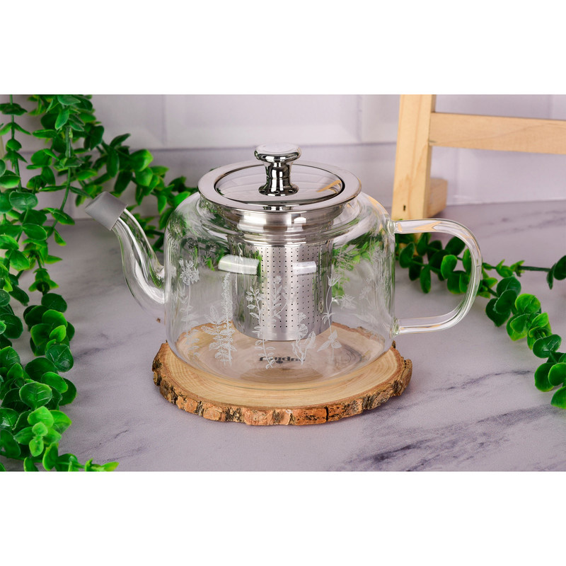 قوری یونیک طرح گل کد 7937