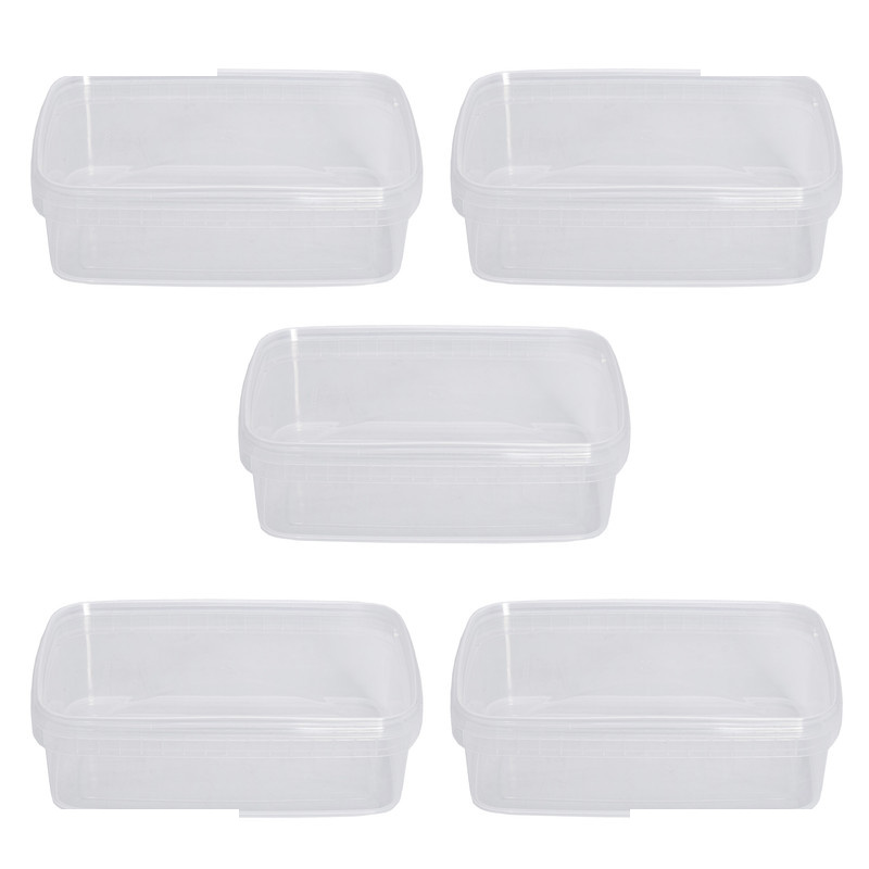 ظرف نگهدارنده مدل فریزری ماکروویوی مجموعه 5 عددی